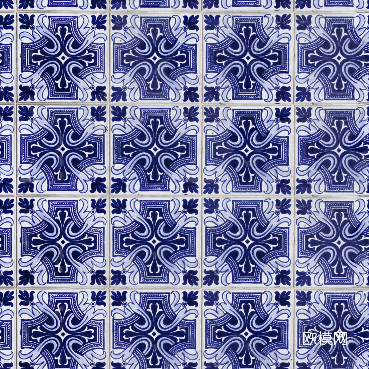 复古艺术几何图案瓷砖花砖113