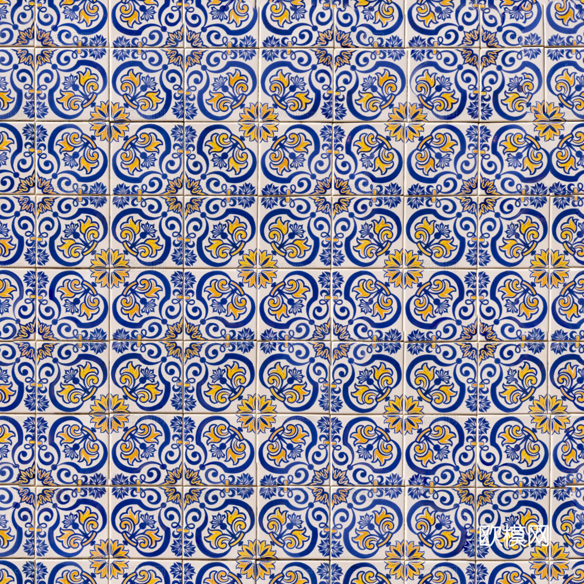 复古艺术几何图案瓷砖花砖123