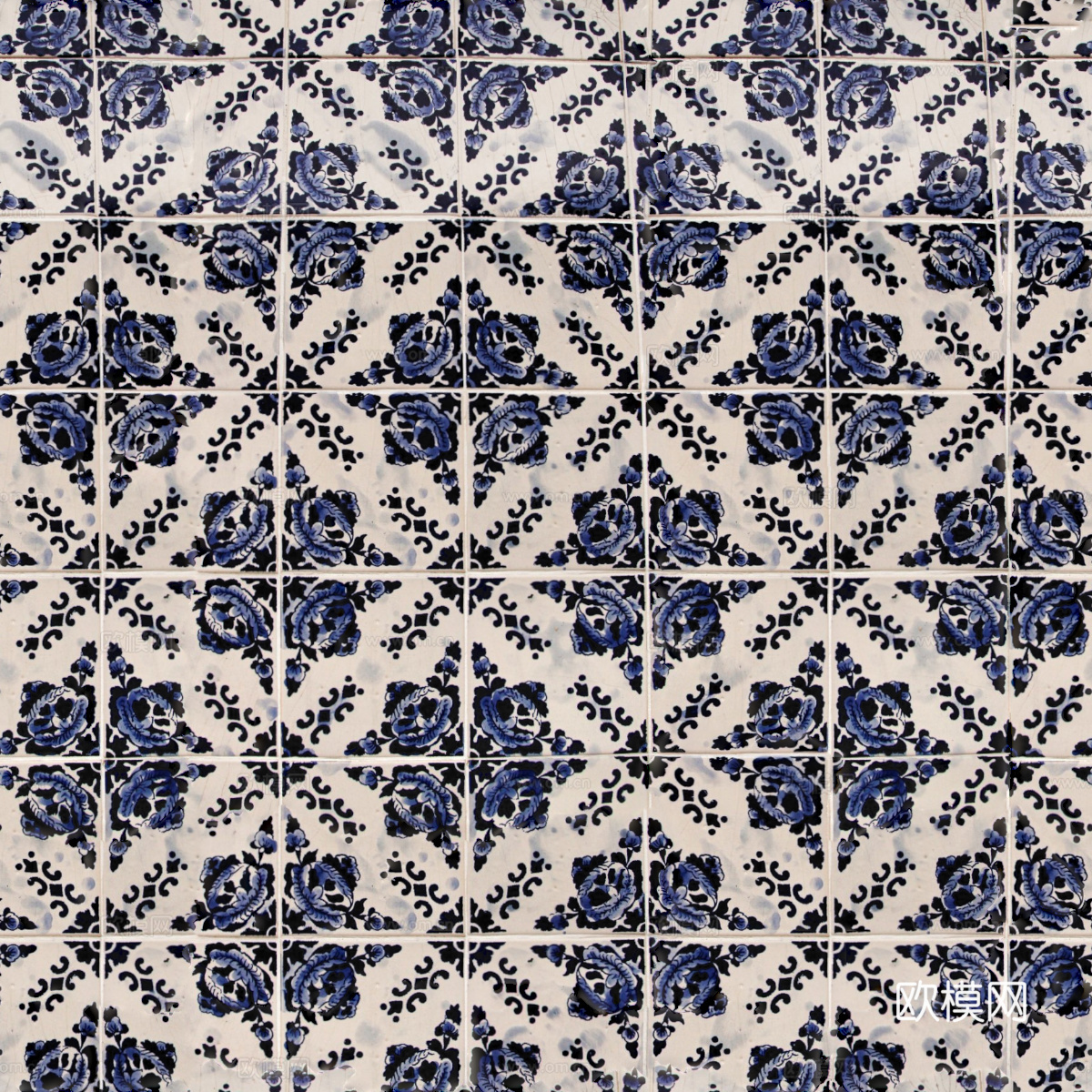 复古艺术几何图案瓷砖花砖46