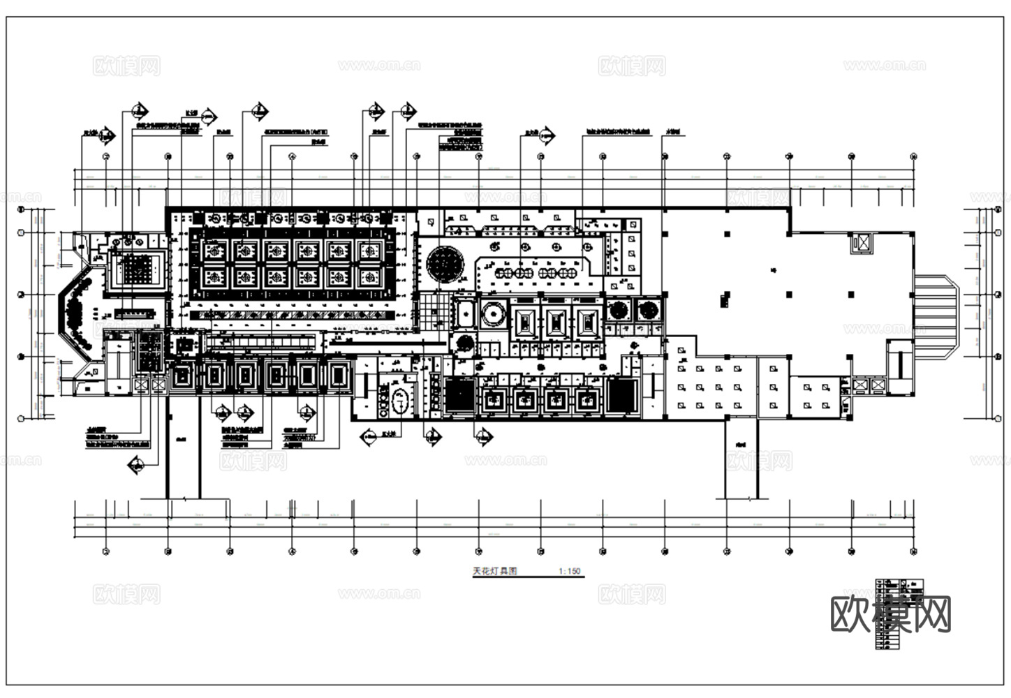 23套酒店餐厅全日餐厅自助餐厅CAD施工图最新整理合集cad施工图