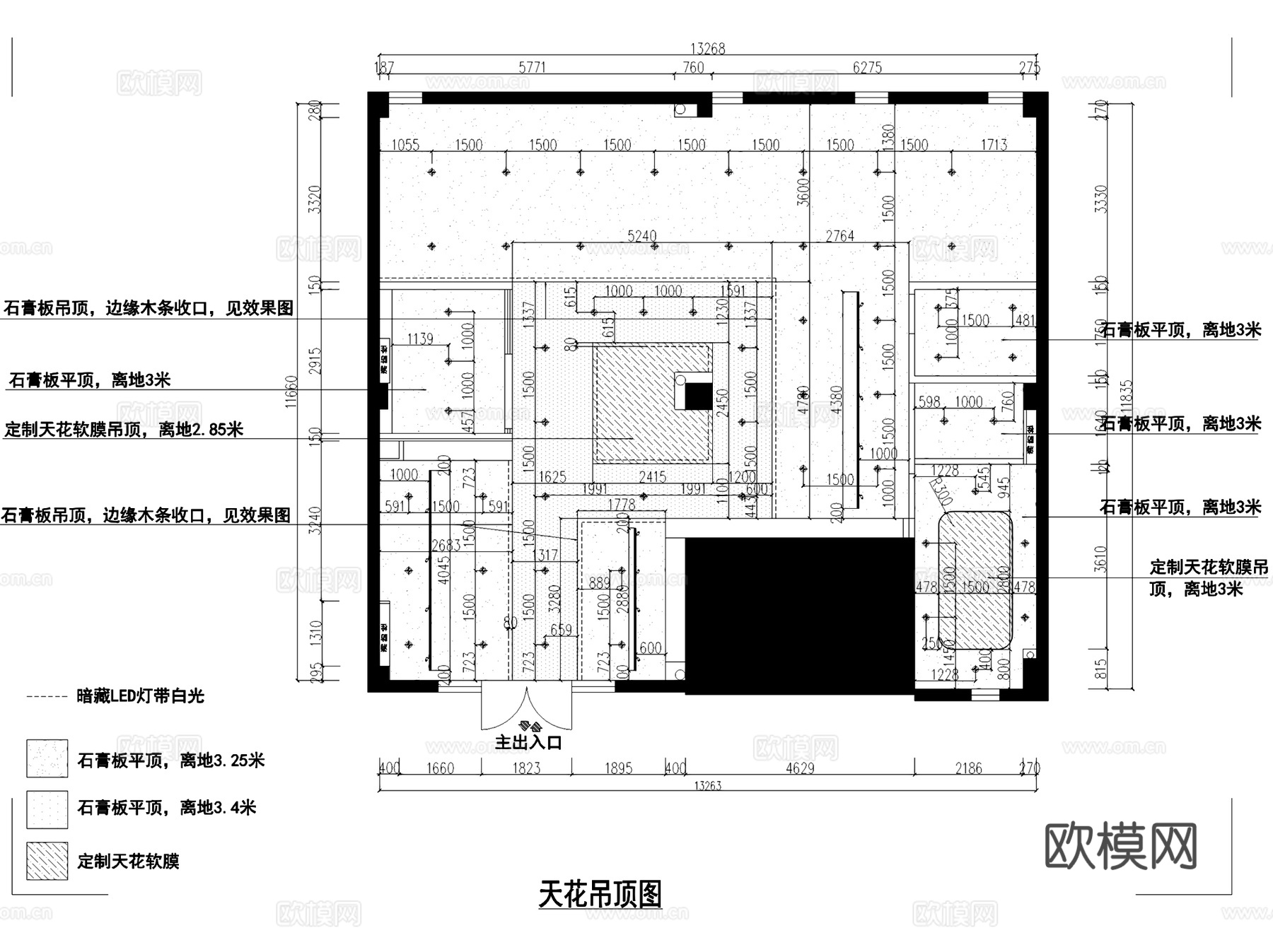 亲子小镇母婴店室内工装CAD施工图cad施工图