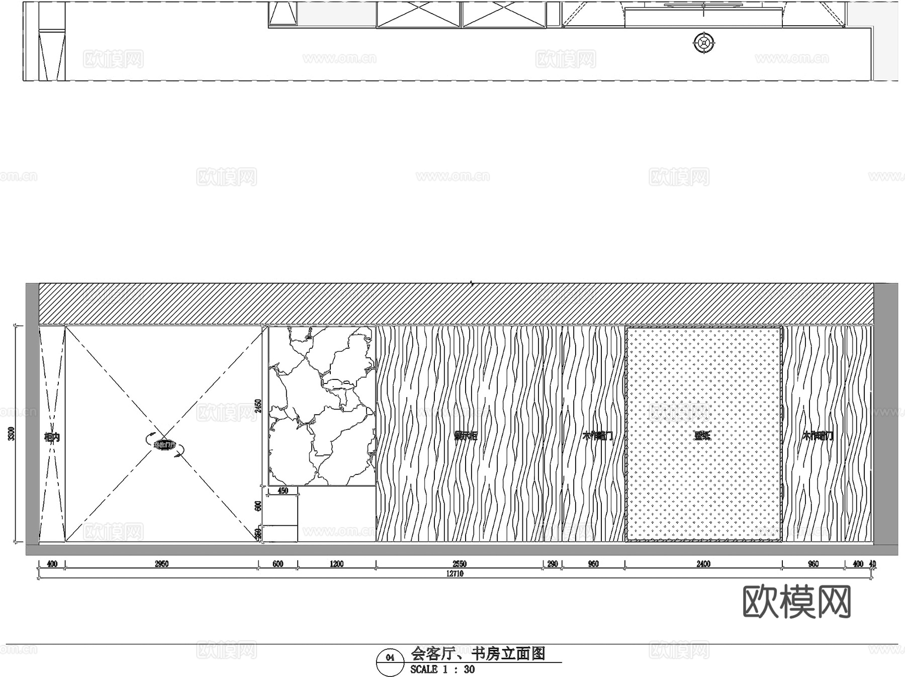 Art Mansion家具展厅室内工装CAD施工图cad施工图