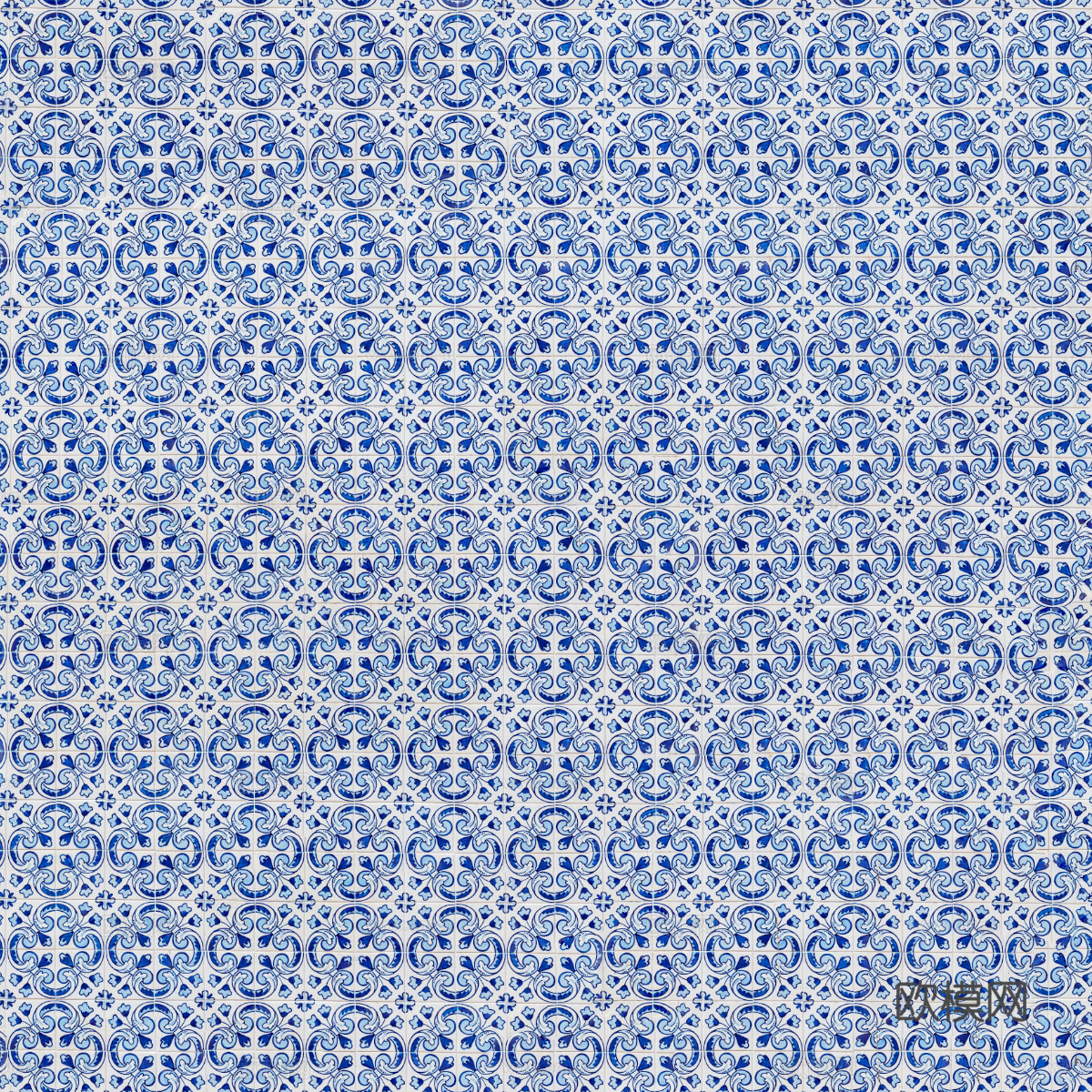 复古艺术几何图案瓷砖花砖100