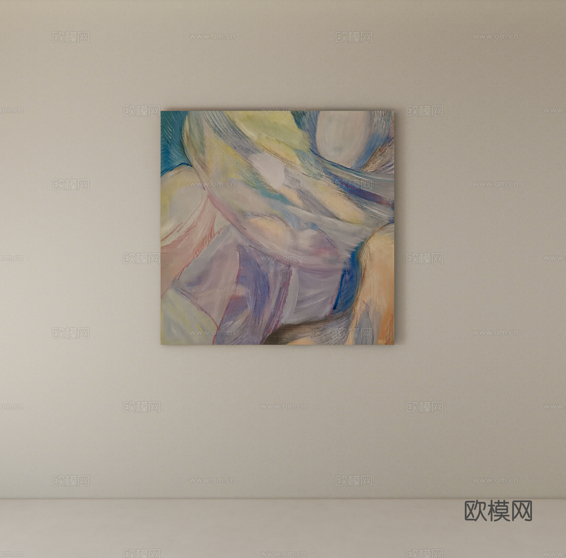 装饰画挂画su模型