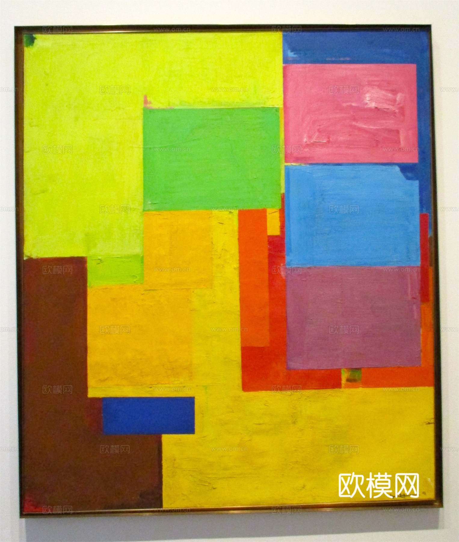 霍夫曼抽象绘画,现代世界名画127