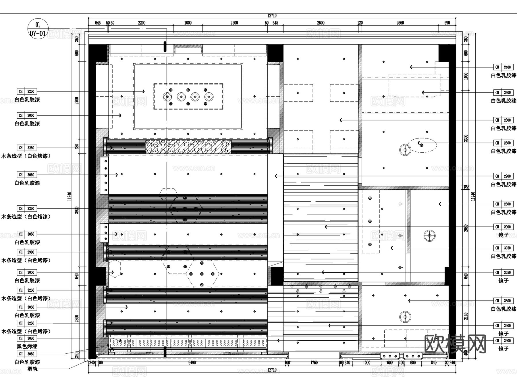 Tera Star钻之韵珠宝店室内工装CAD施工图cad施工图