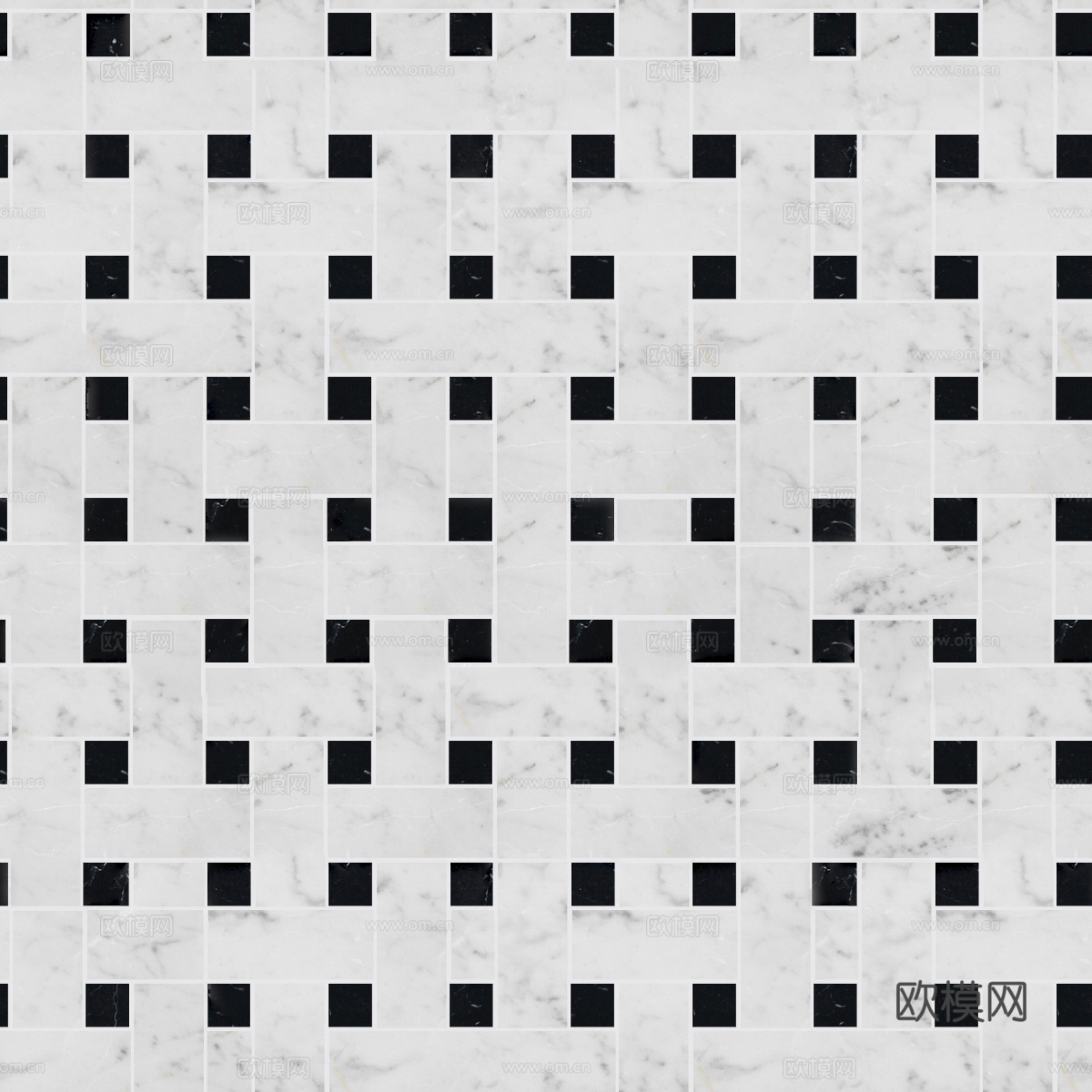 大理石几何拼花图案铺装36