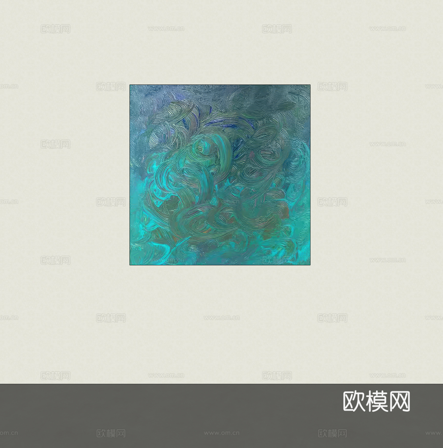 装饰画挂画su模型