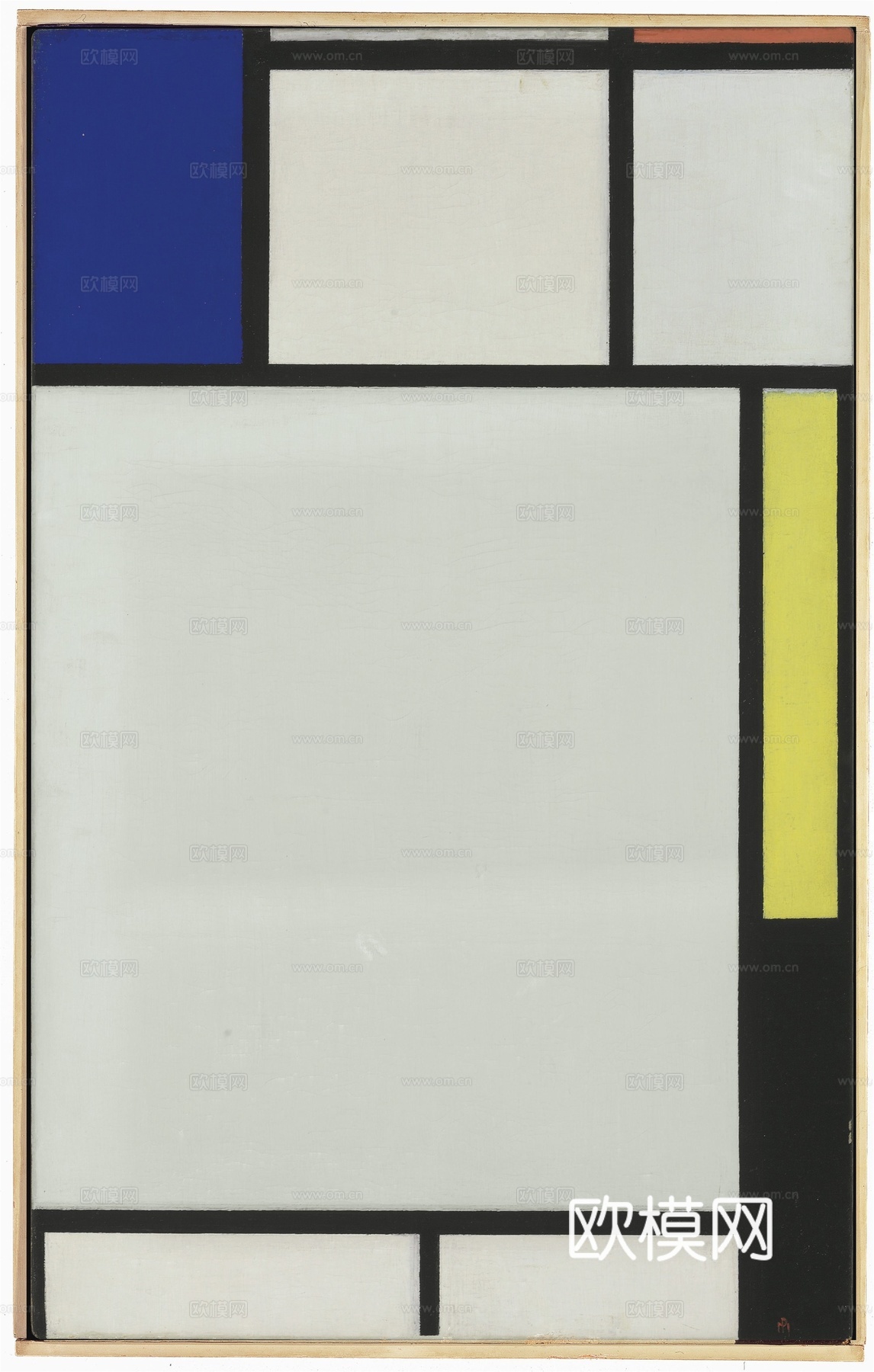 蒙德里安抽象画，风格派抽象画，装饰画57下载