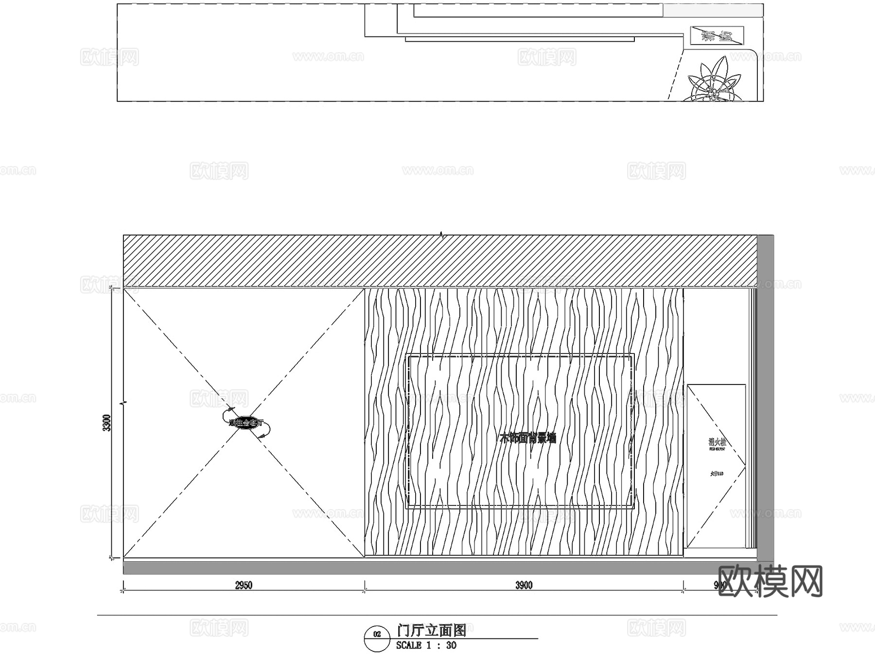 Art Mansion家具展厅室内工装CAD施工图cad施工图