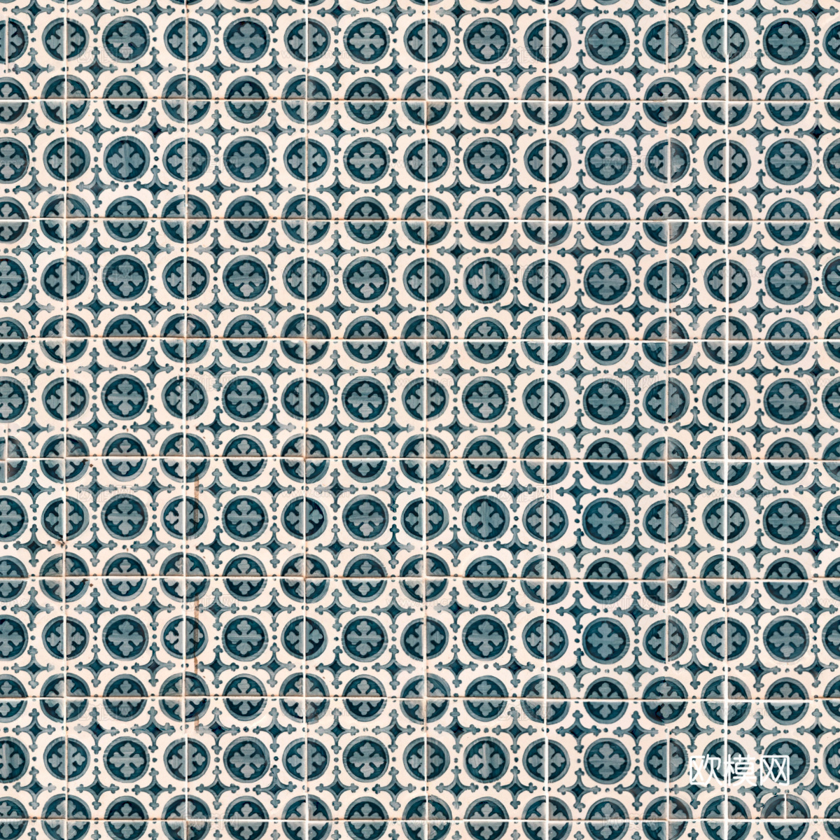 复古艺术几何图案瓷砖花砖79