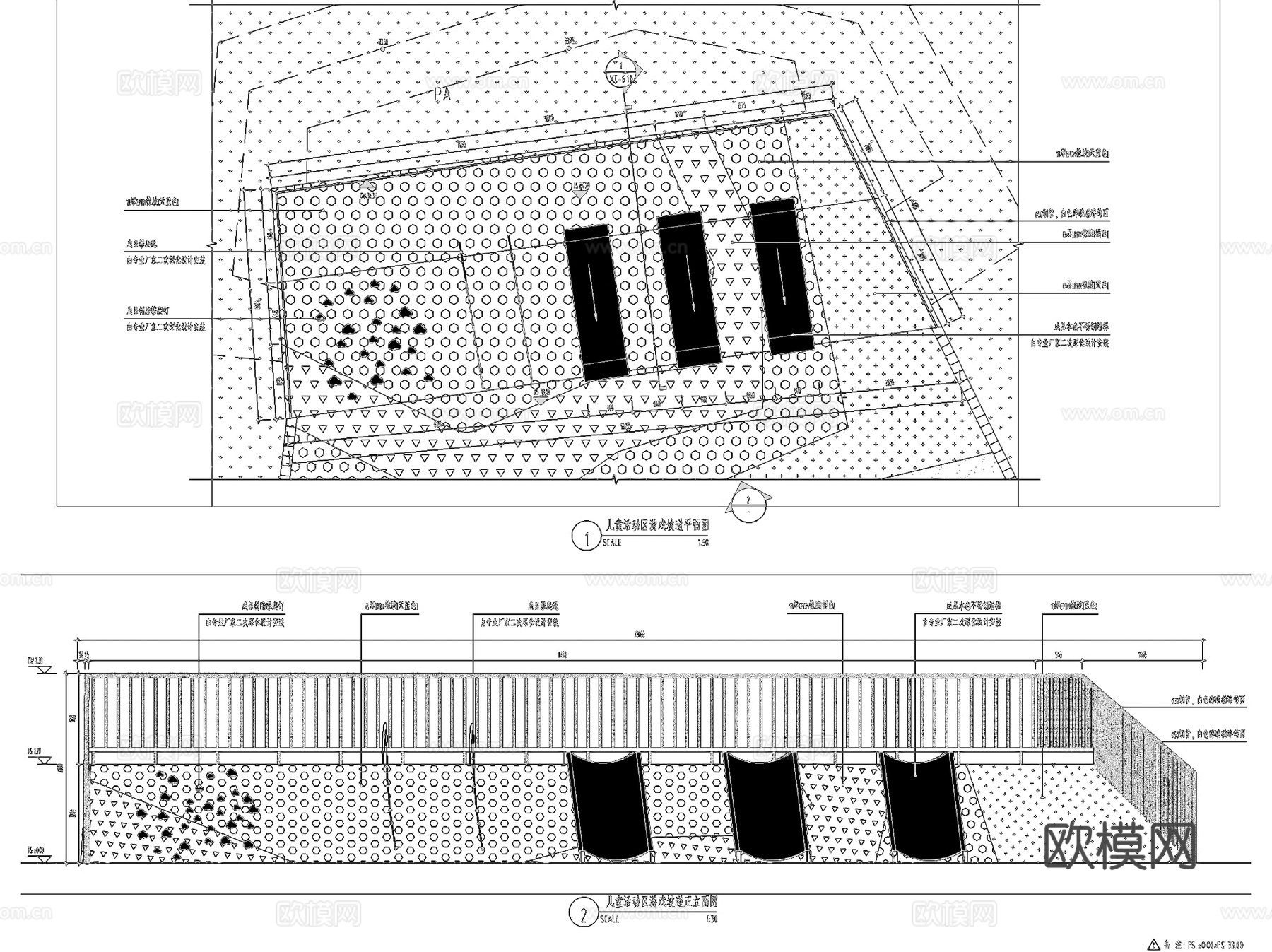 武汉雍锦香榭蔡甸118亩大区居住区景观CAD施工图cad施工图