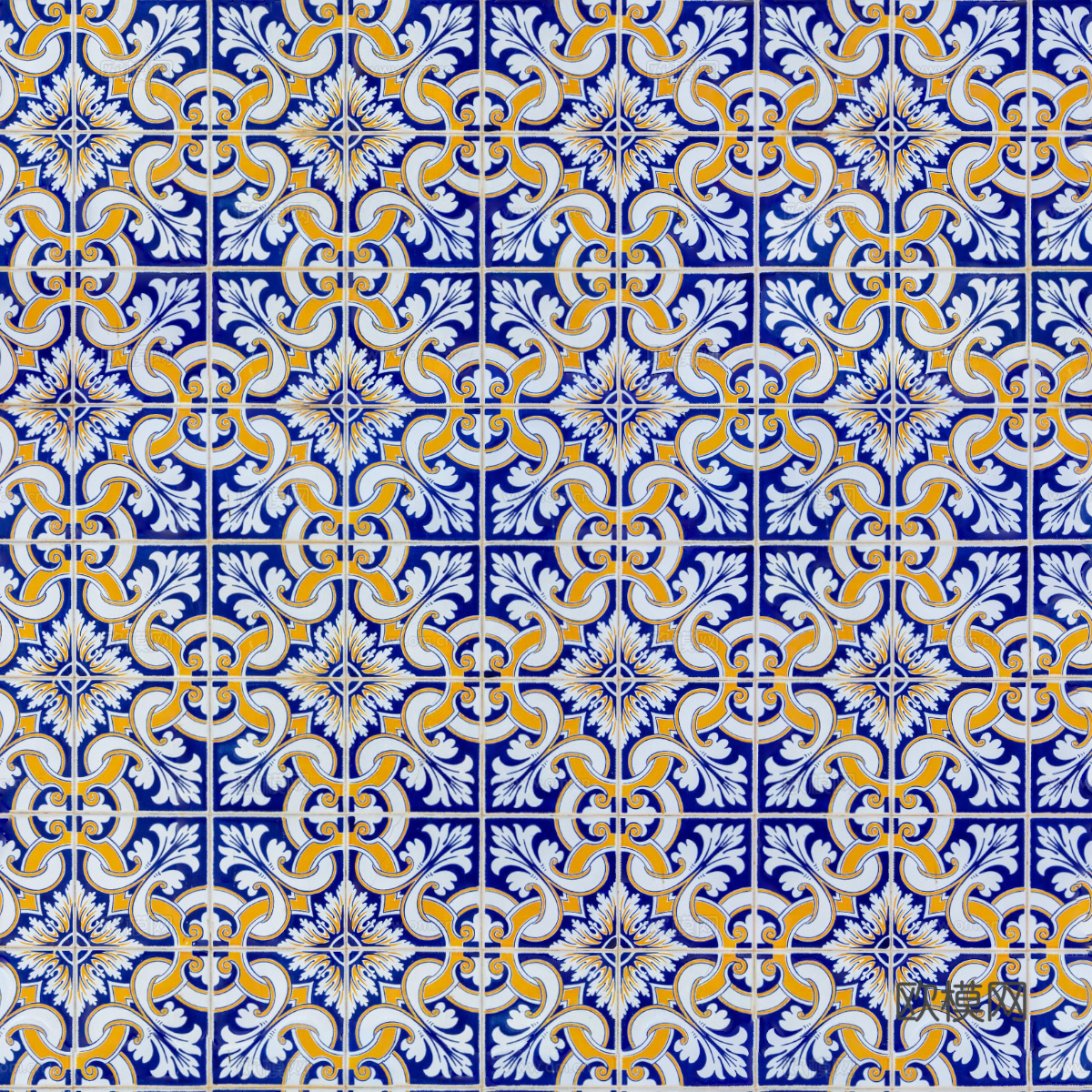 复古艺术几何图案瓷砖花砖41