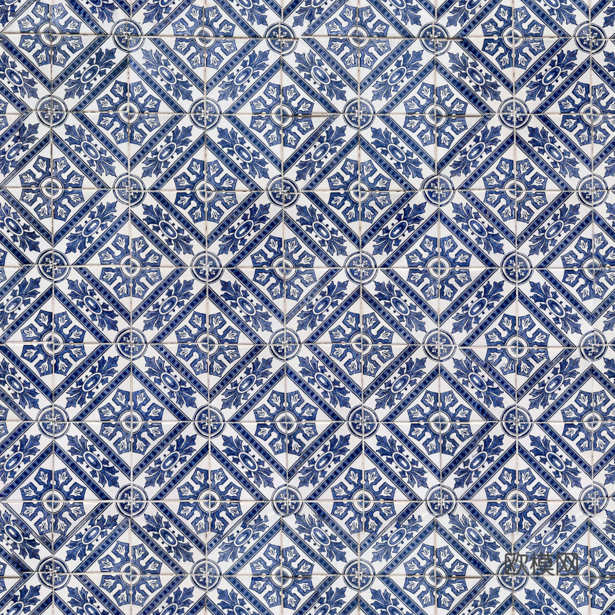 复古艺术几何图案瓷砖花砖110