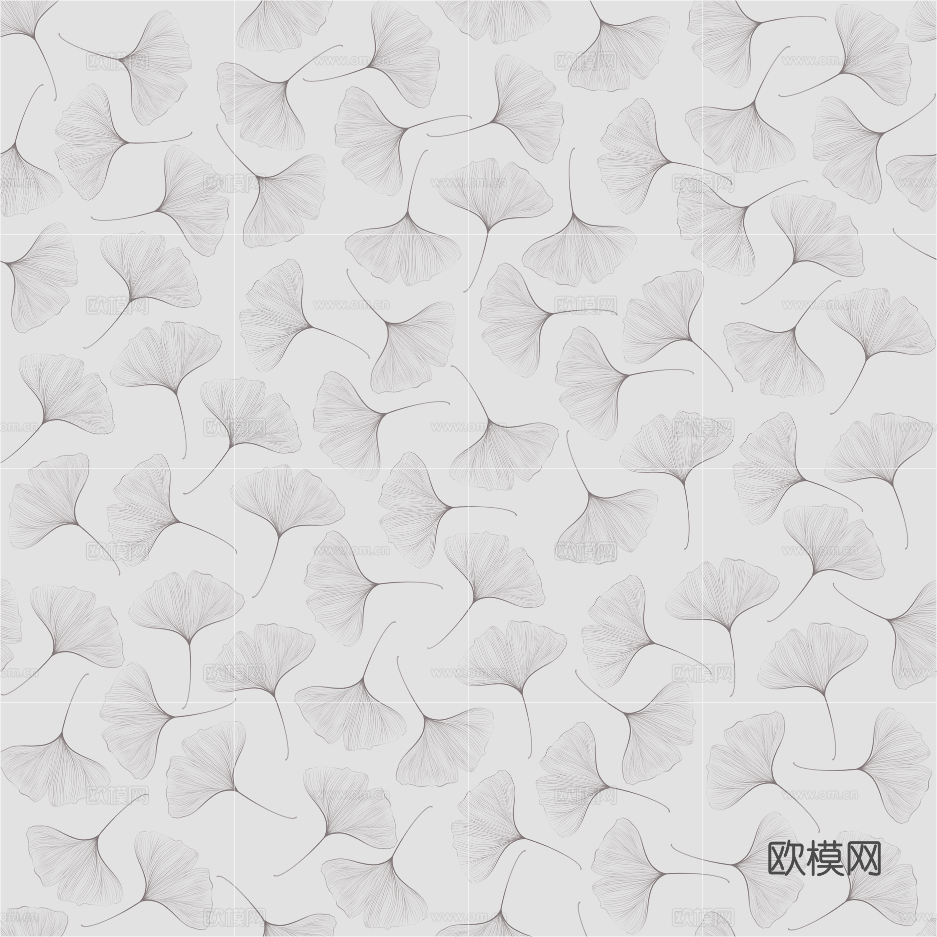 复古植物自然图案花砖瓷砖3