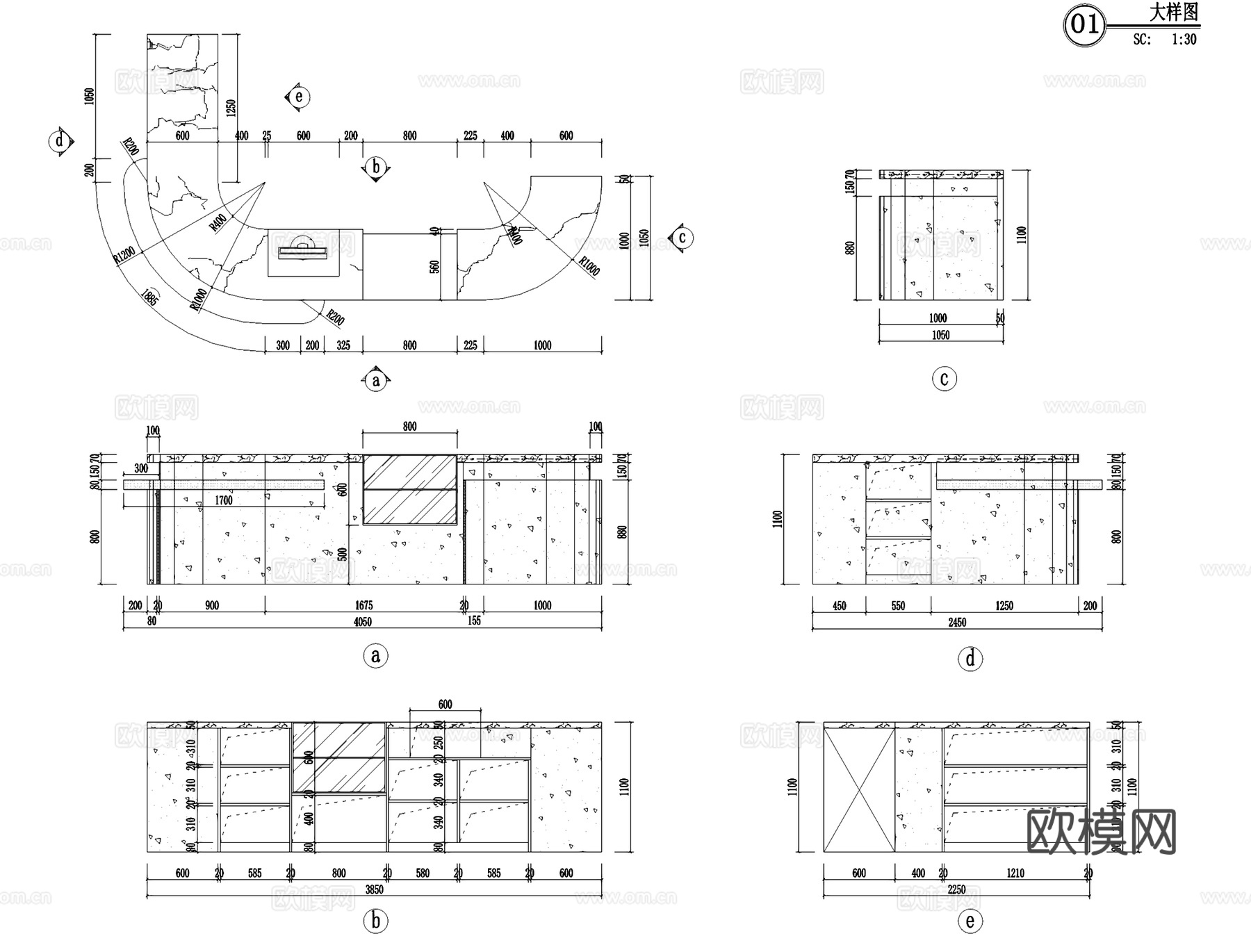 糖塞纳猫咖宠物店室内工装CAD施工图cad施工图