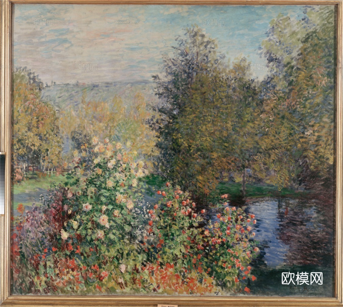 莫奈印象派绘画作品，世界经典名画29The Corner o