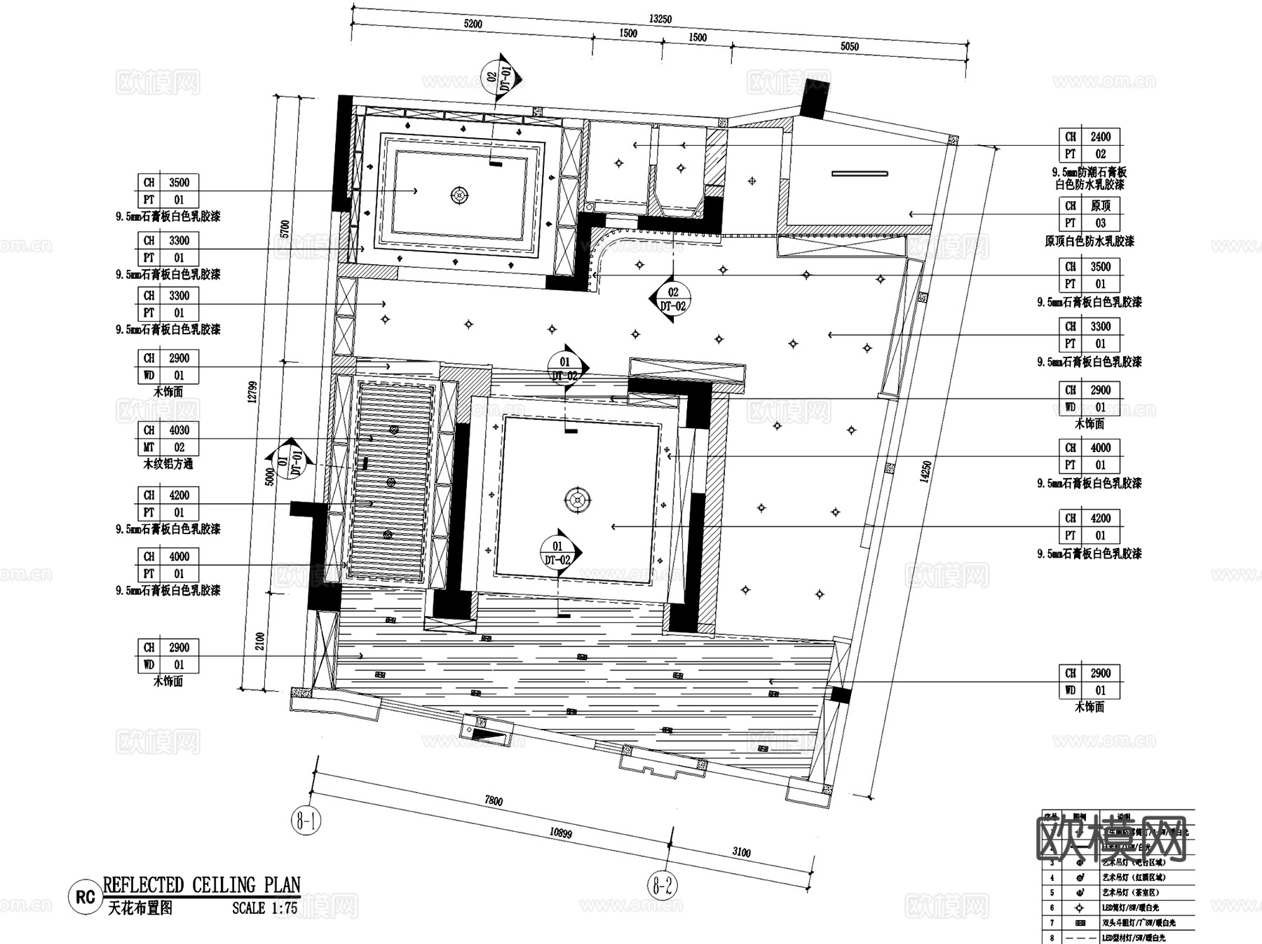珈兰上品茅台酱香酒体验中心室内工装CAD施工图cad施工图