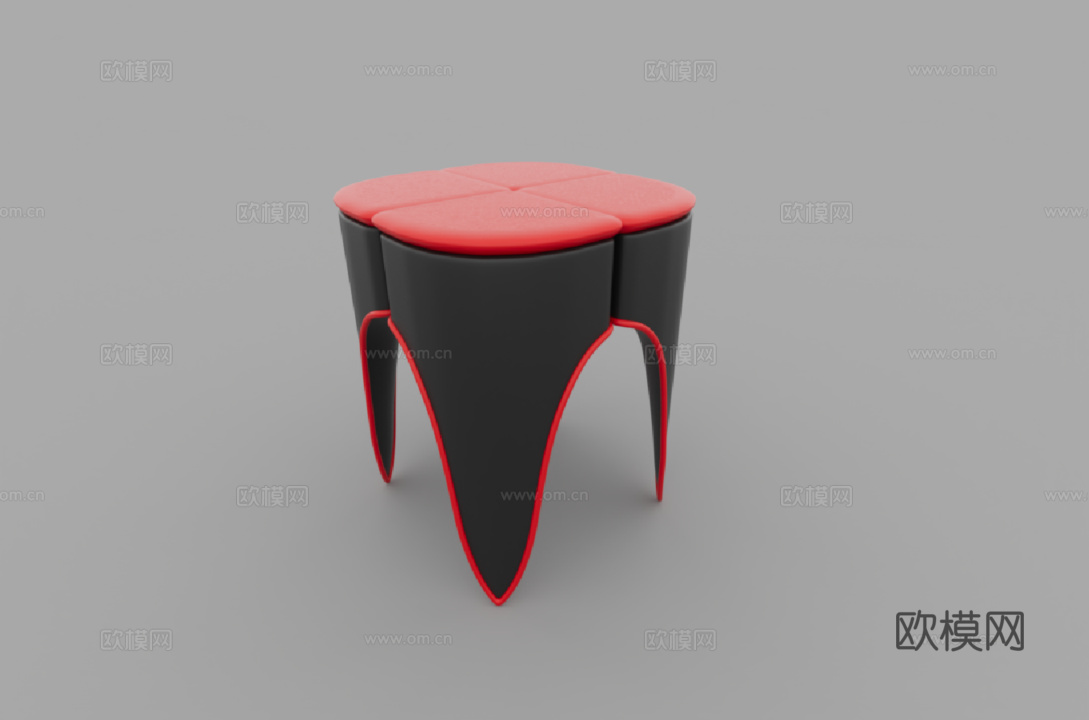 现代风格椅子3d模型下载