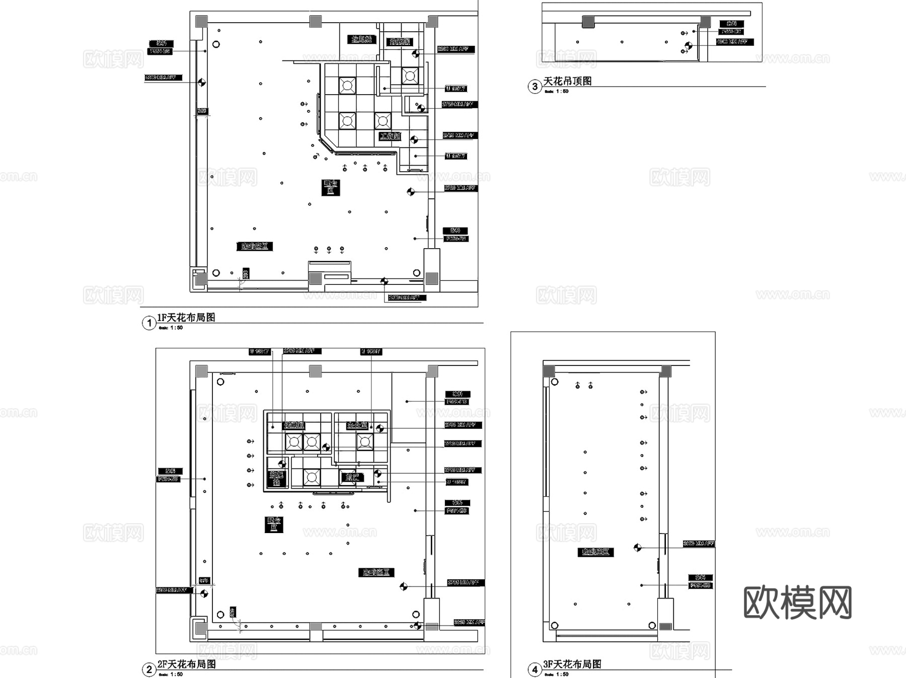 星巴克咖啡萧山新华书店店室内工装CAD施工图cad施工图