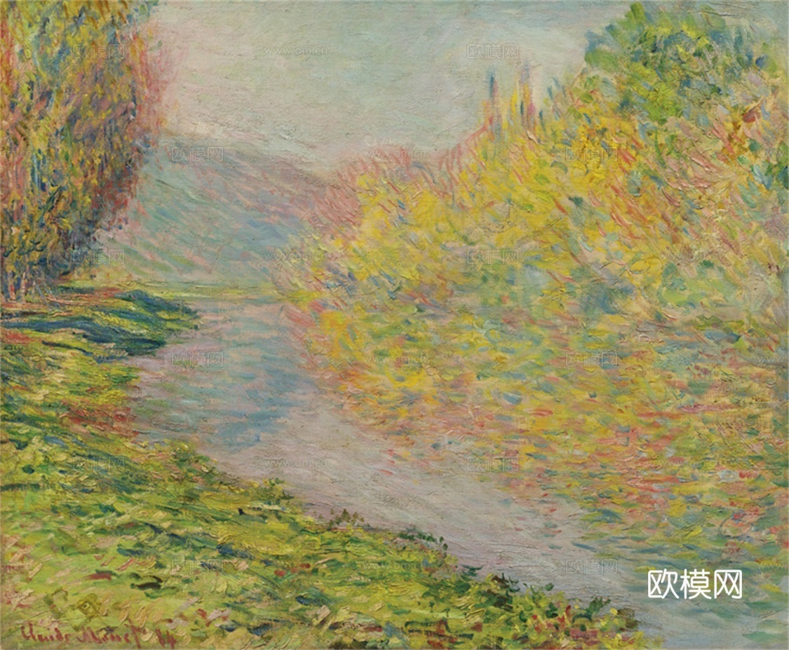 莫奈印象派绘画作品，世界经典名画538-克劳德下载