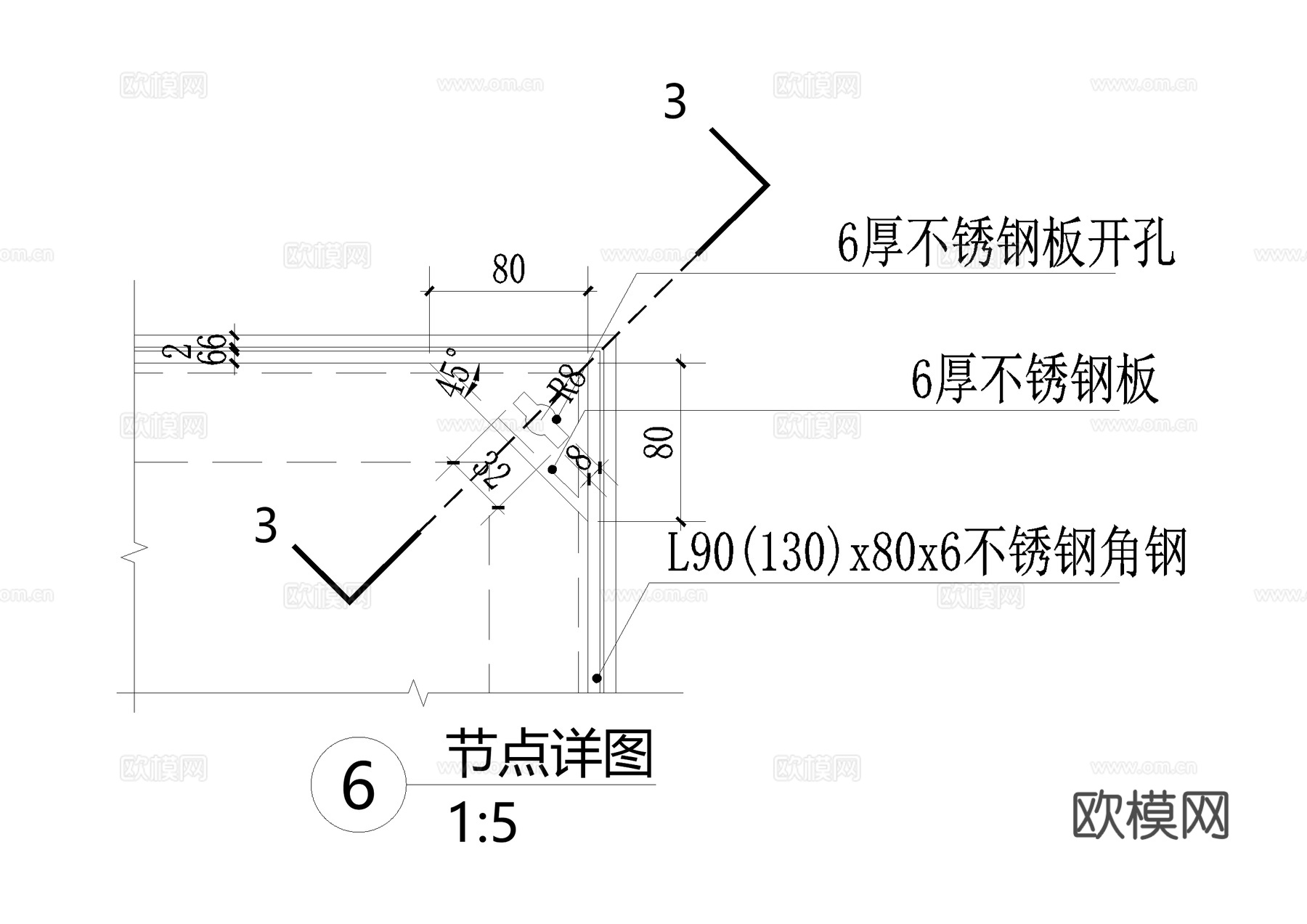 排水沟铺装井盖草地井盖检修井盖板篦子CAD施工图cad施工图