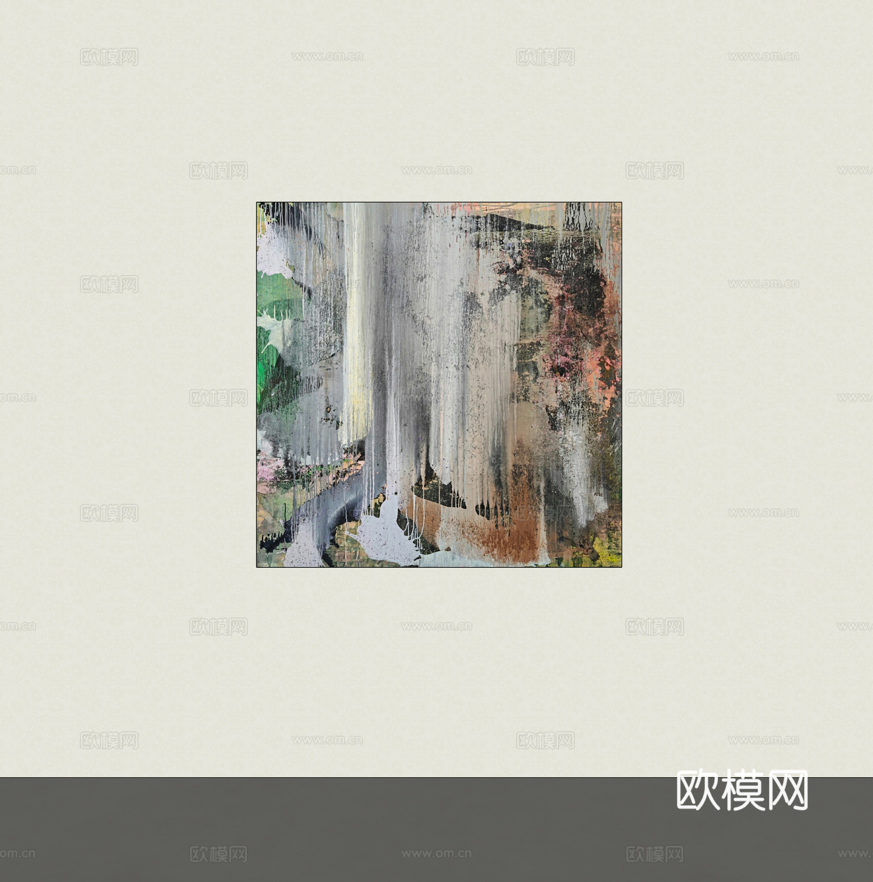 装饰画挂画su模型