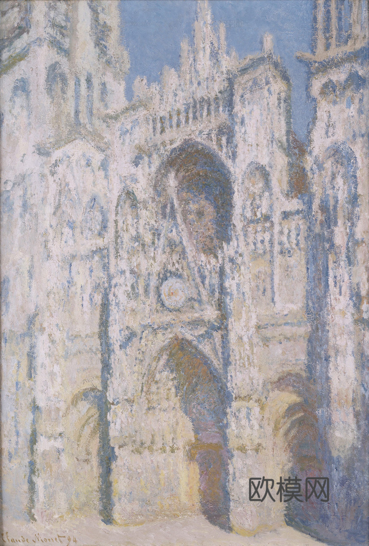 莫奈印象派绘画作品，世界经典名画324The Portal