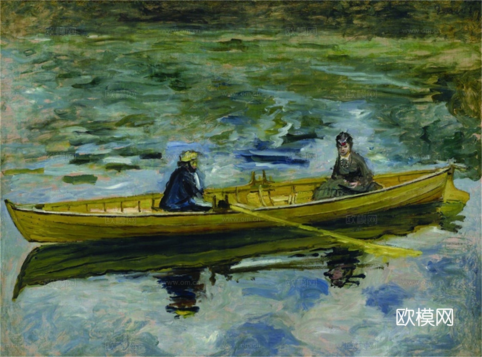 莫奈印象派绘画作品，世界经典名画496-克劳德下载