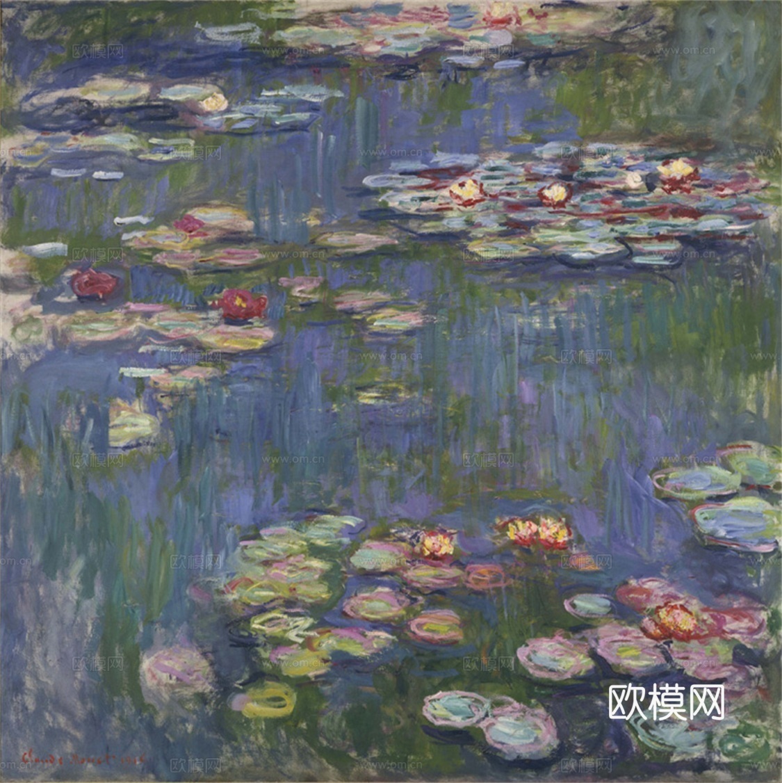 莫奈印象派绘画作品，世界经典名画9-克劳德