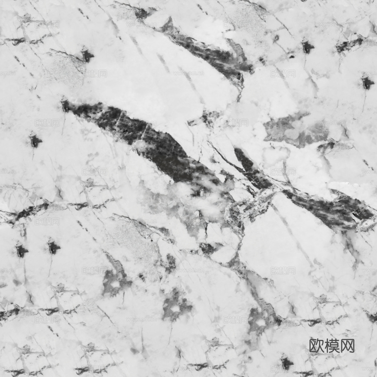 轻奢宝格丽白大理石，鱼肚白大理石，爵士白大理石，岩板26