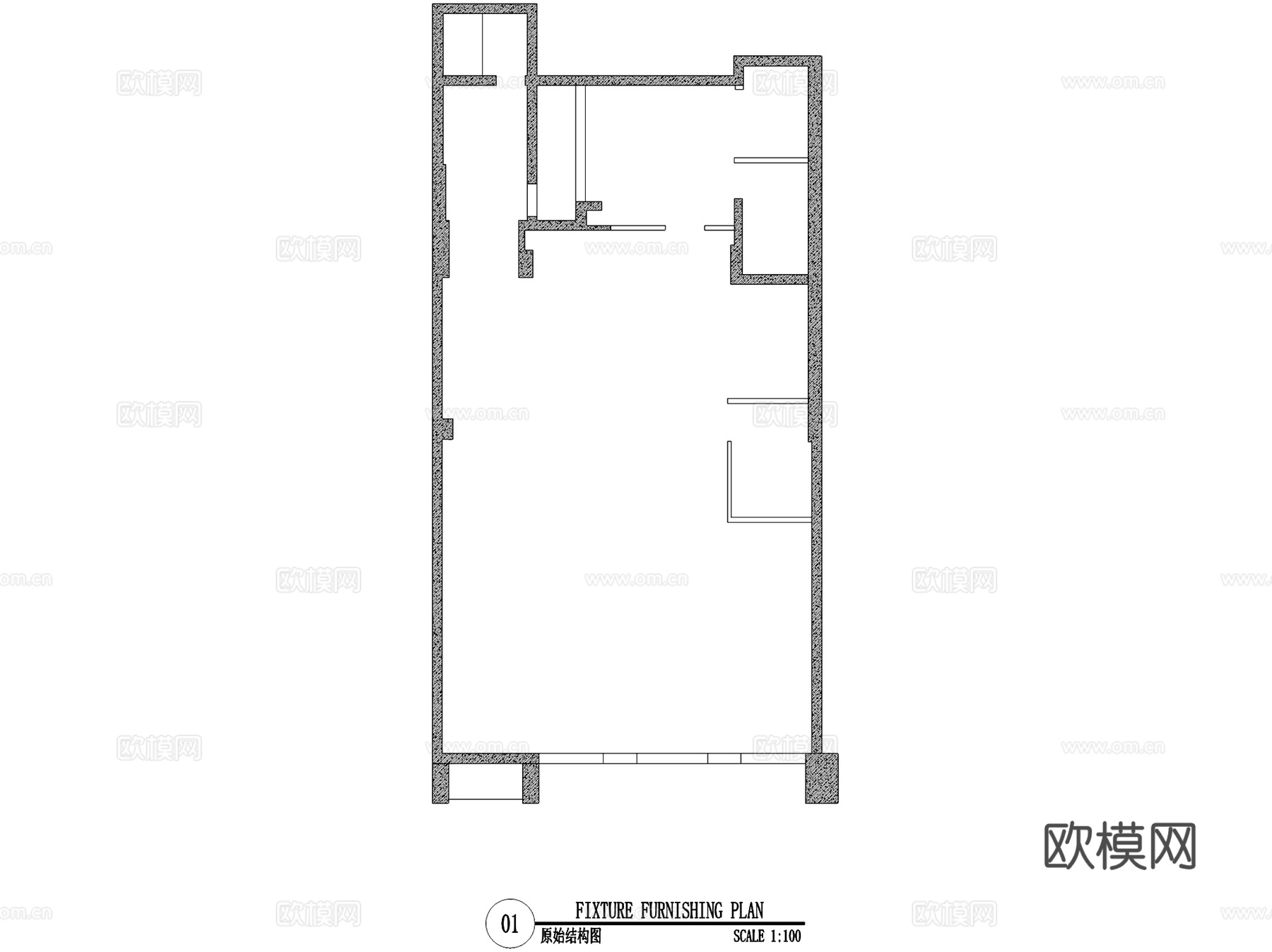 理想烟酒茶店室内工装CAD施工图cad施工图