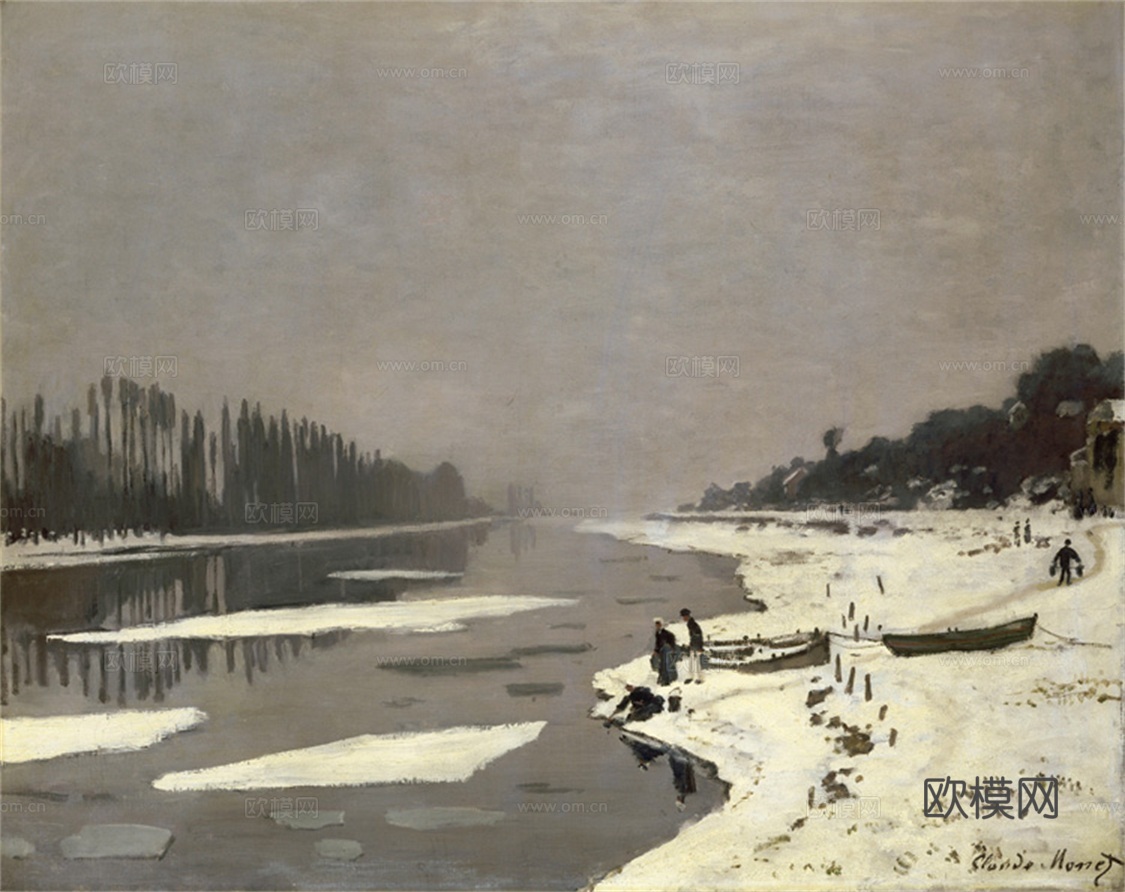 莫奈印象派绘画作品，世界经典名画6Claude Monet