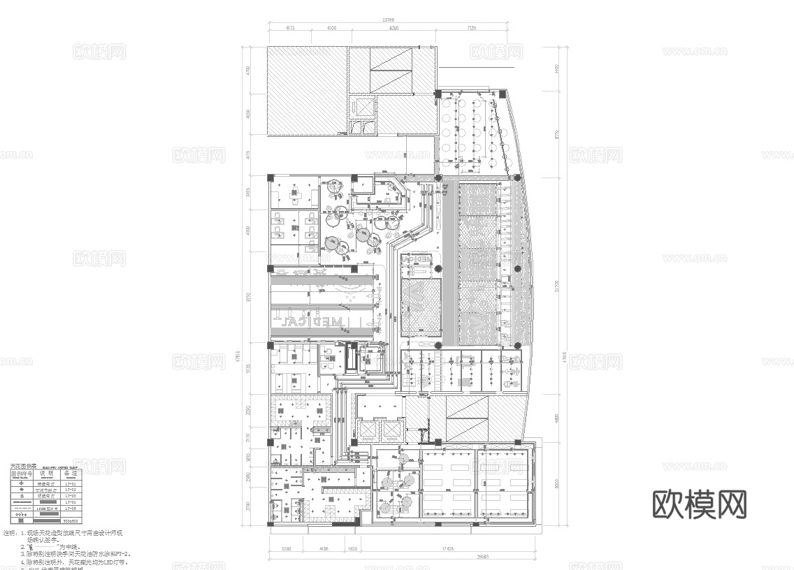 健身房 最新全套施工图合集cad施工图