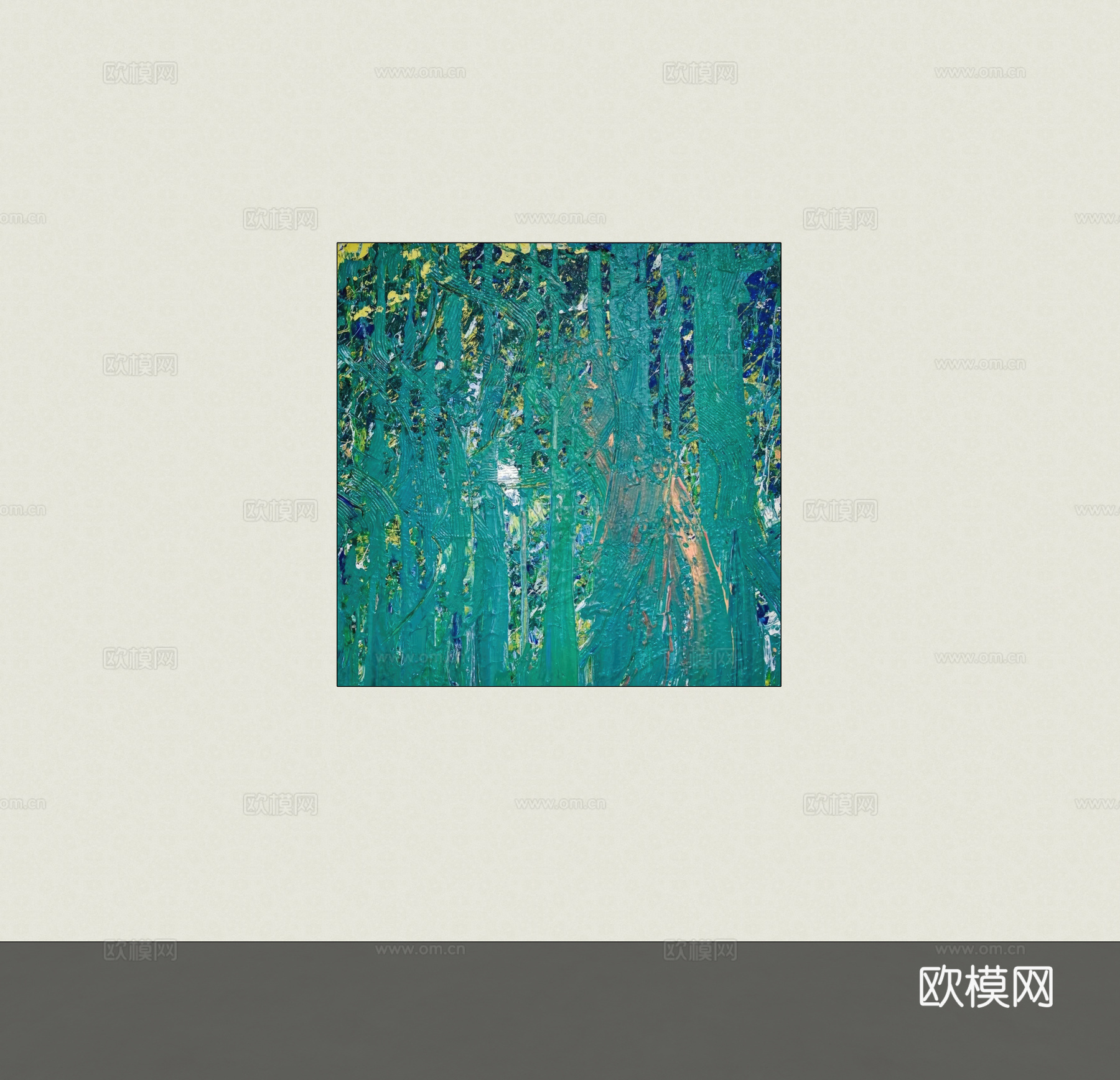 装饰画挂画su模型