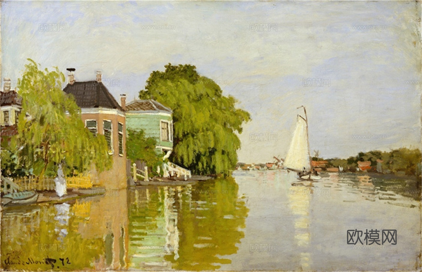 莫奈印象派绘画作品，世界经典名画262Клод Моне -