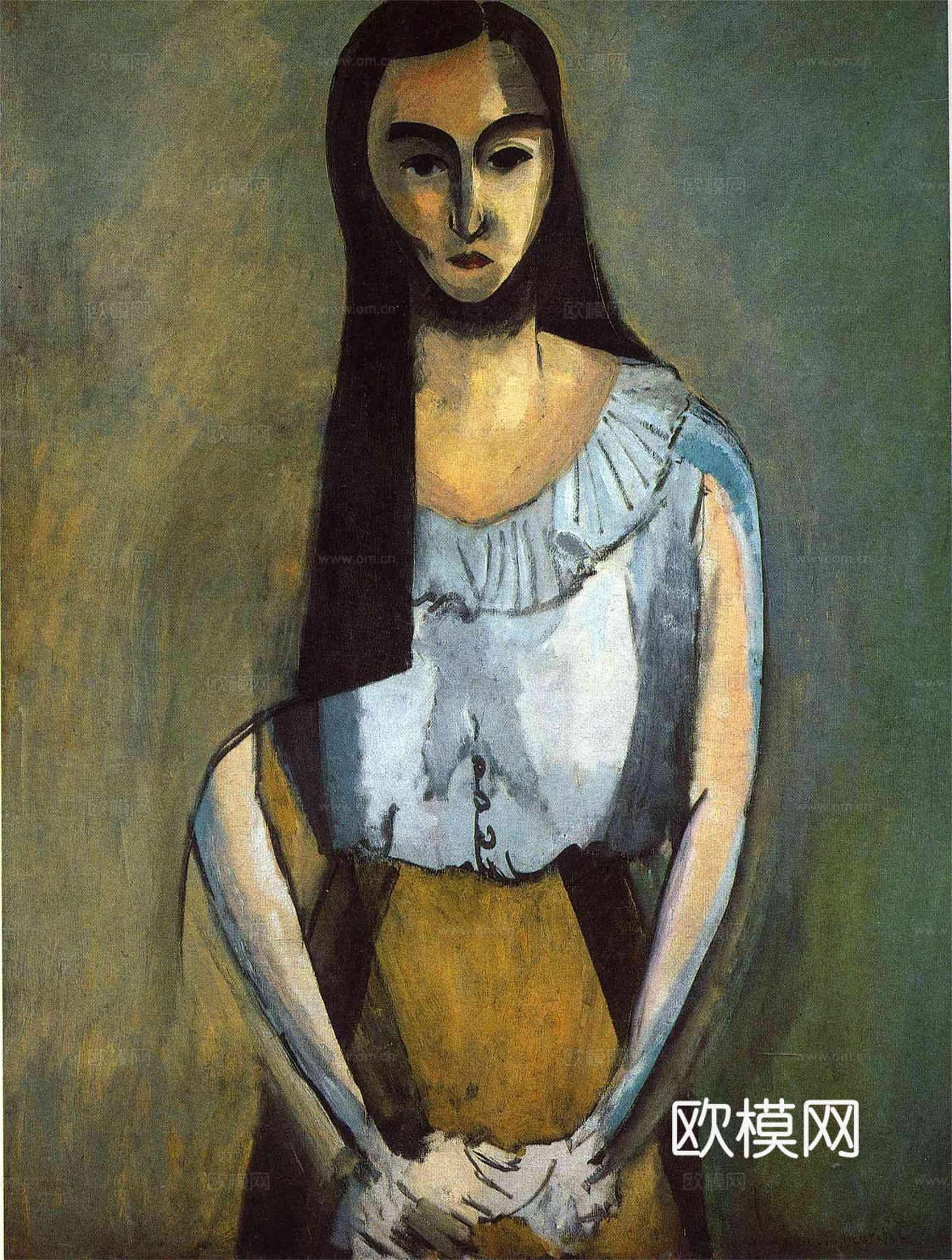 马蒂斯野兽派绘画作品，现代世界经典名画，抽象画233 马蒂斯下载