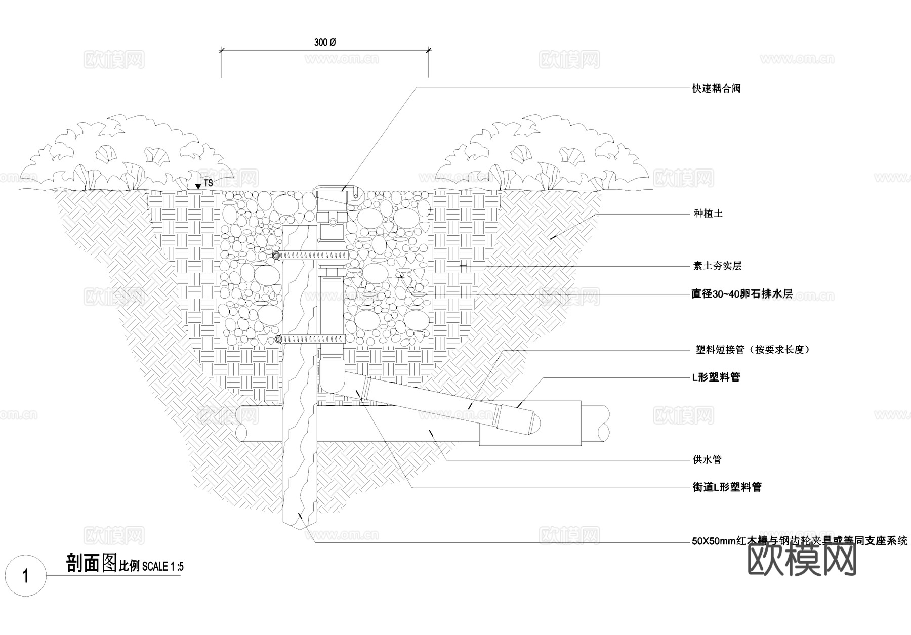 快速耦合阀 CAD施工图cad施工图