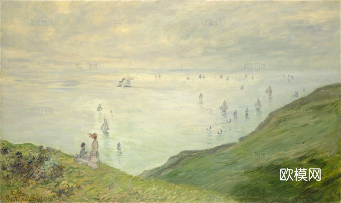 莫奈印象派绘画作品，世界经典名画439-克劳德