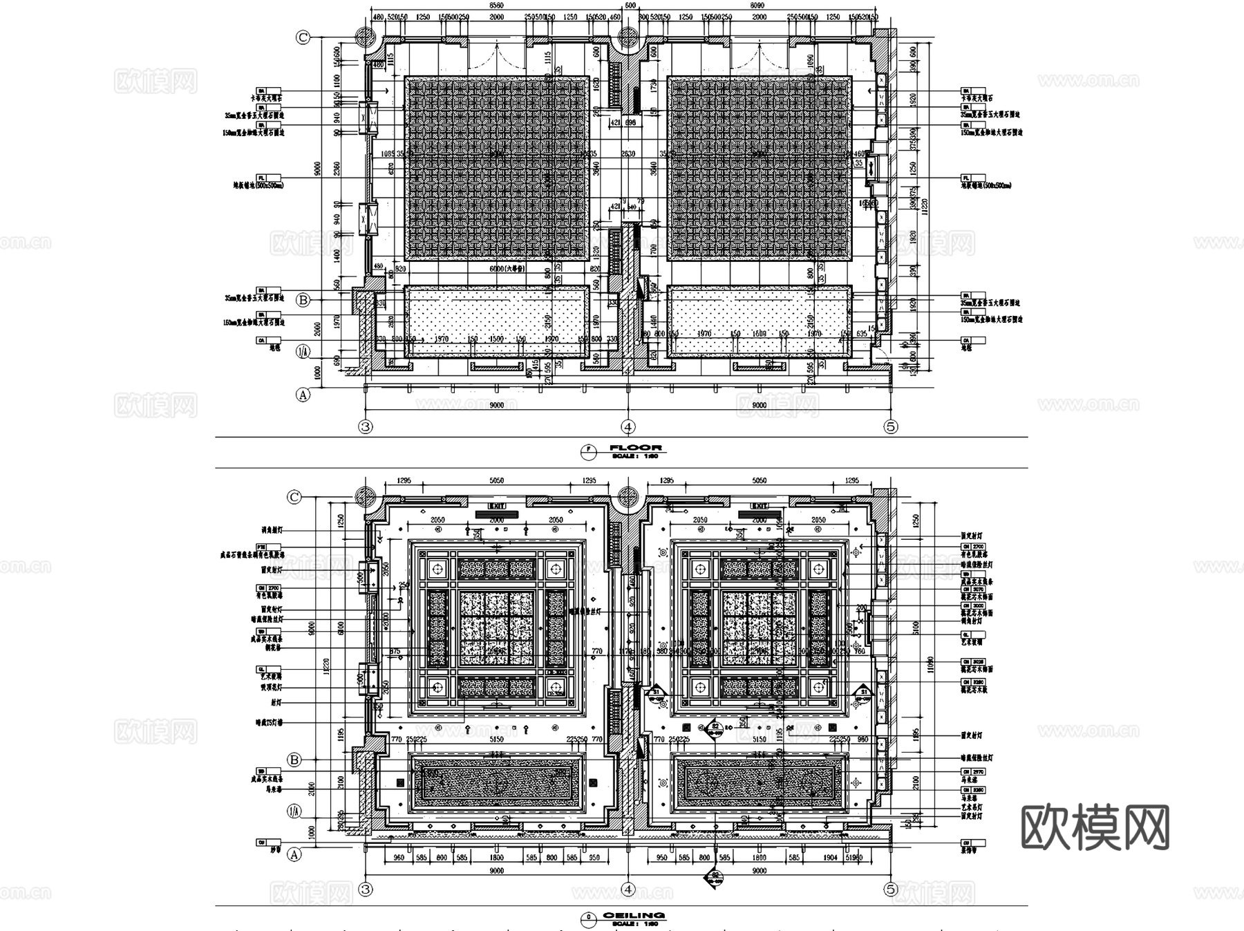 休闲会所书吧红酒吧室内工装CAD施工图cad施工图