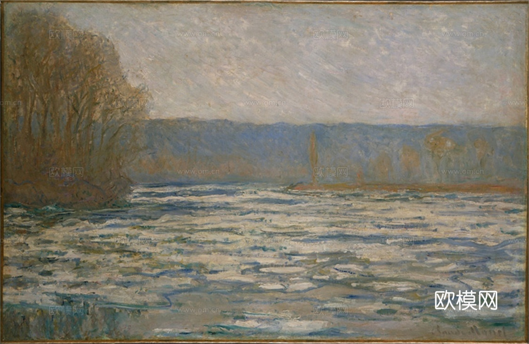 莫奈印象派绘画作品，世界经典名画40-克劳德