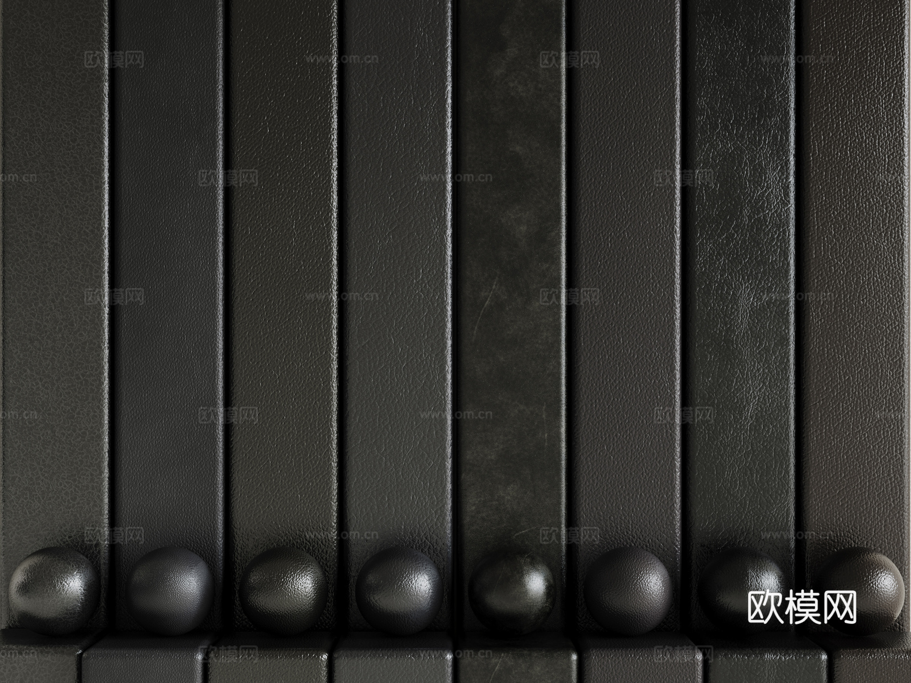 现代皮革 PBR皮革 人造皮su模型