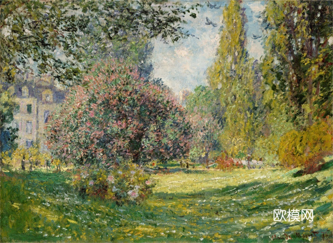 莫奈印象派绘画作品，世界经典名画224Клод Моне -