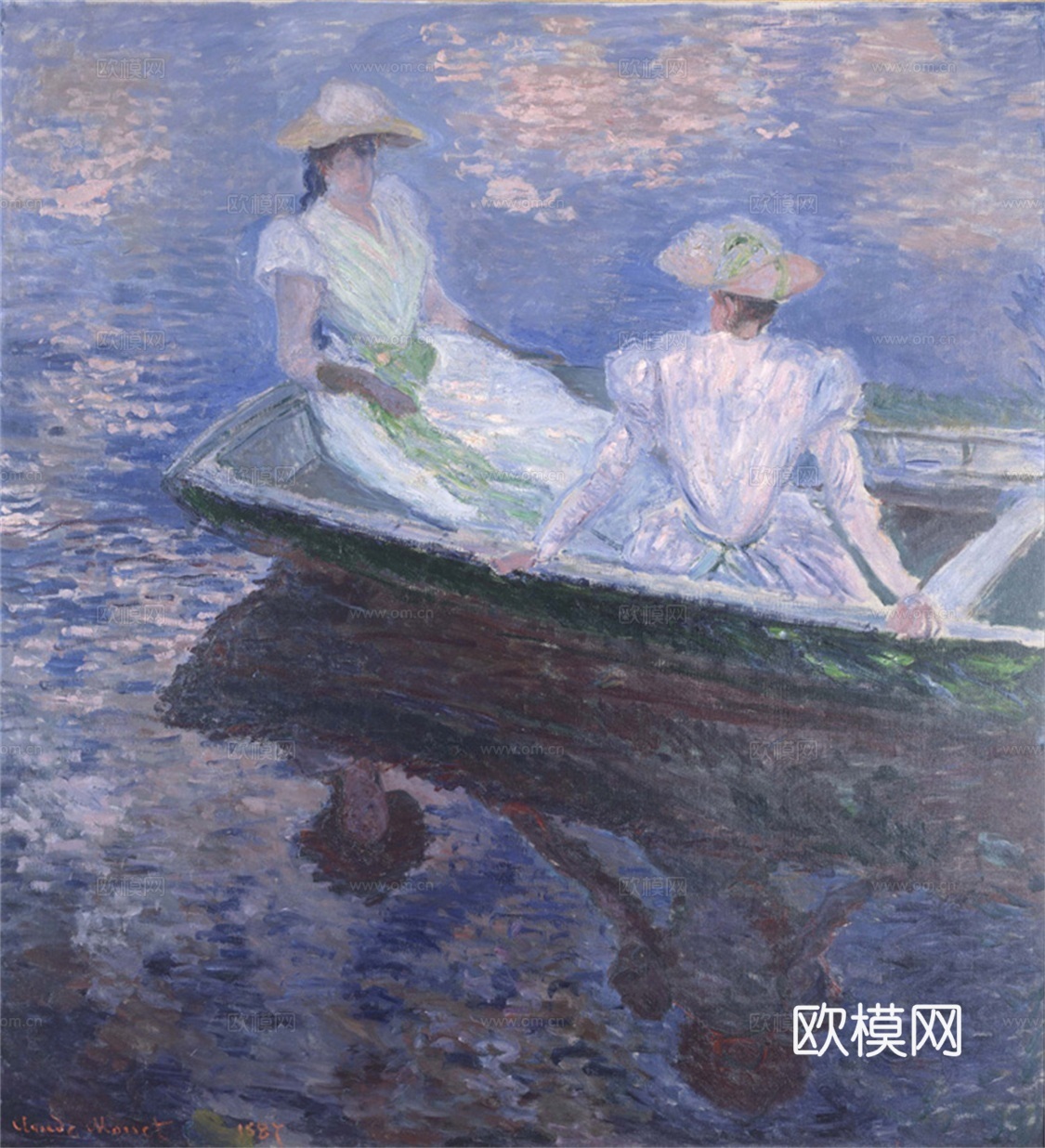 莫奈印象派绘画作品，世界经典名画226-克劳德下载