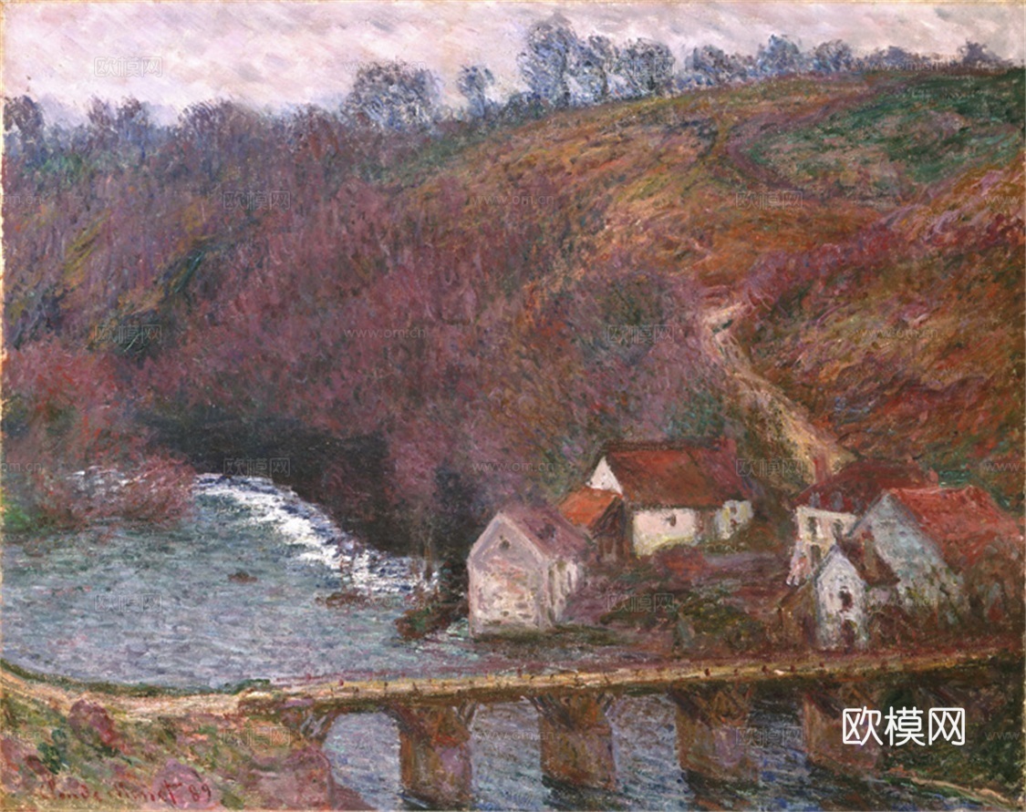 莫奈印象派绘画作品，世界经典名画57840-926 -- T