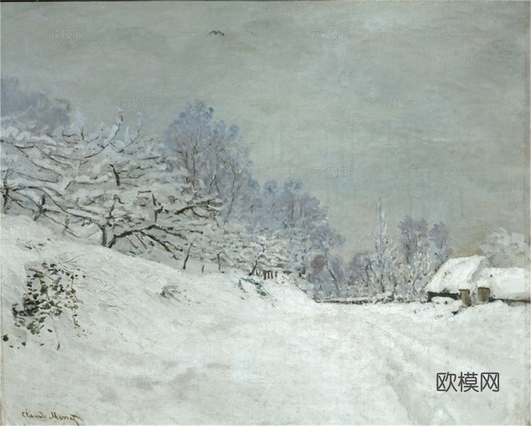 莫奈印象派绘画作品，世界经典名画86-克劳德