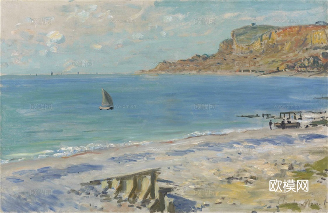 莫奈印象派绘画作品，世界经典名画398-克劳德下载