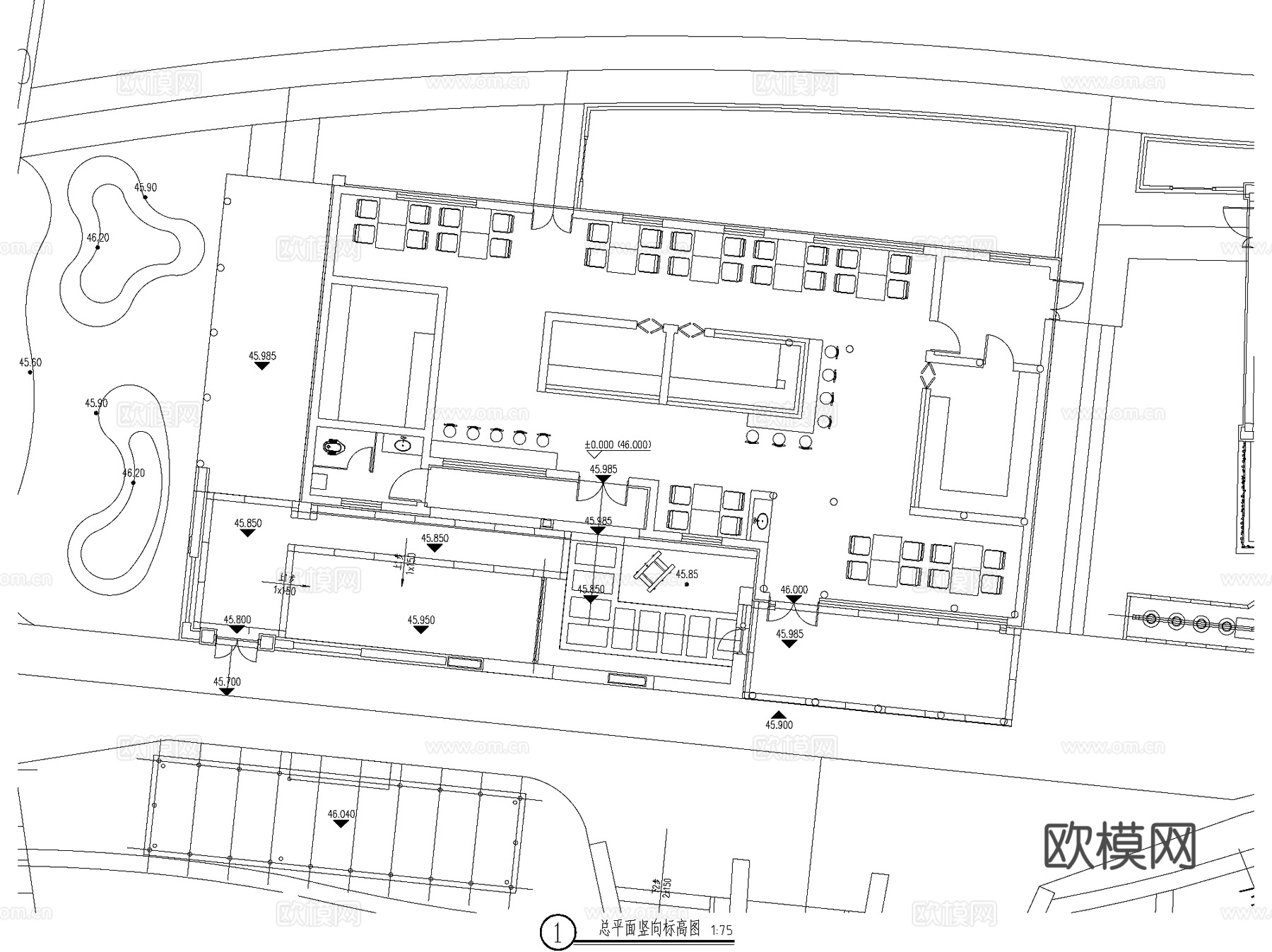 新中式乡村民俗农村庭院景观cad施工图