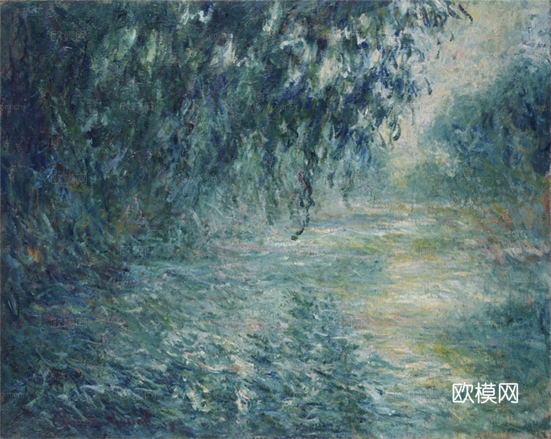 莫奈印象派绘画作品，世界经典名画165-克劳德下载