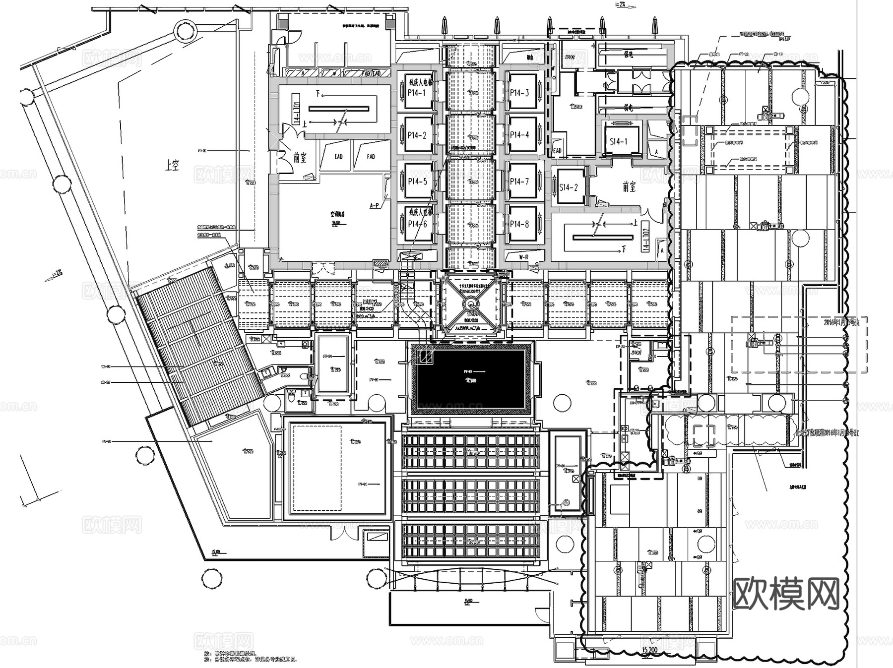 上海嘉昱大厦图书馆室内工装CAD施工图cad施工图